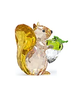 Swarovski Idyllia Squirrel and Acorn Figurine