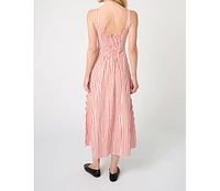 WeWoreWhat Women's Ruched Cup Midi Dress
