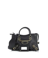 Pre-Owned Balenciaga Small City Classic Metallic Edge Bag Leather