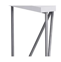Ergonomic Computer Desk with Keyboard Tray and Monitor Stand