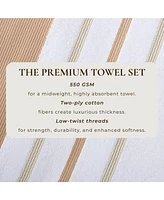 Linery & Co. Luxurious Cotton Decorative -Piece Bath Towel Set