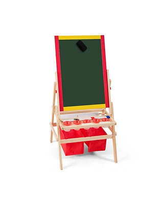 Flip-Over Double-Sided Kids Art Easel