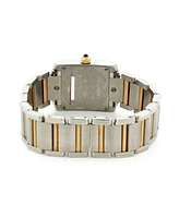 Pre-Owned Cartier Tank Francaise Quartz Watch in Stainless Steel and Gold 20mm