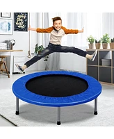 36 Inch Mini Folding Trampoline Portable Recreational Fitness Rebounder
