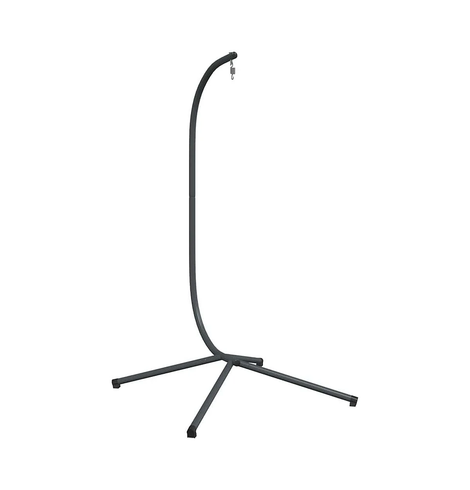 Hanging Egg Chair Stand Anthracite Steel
