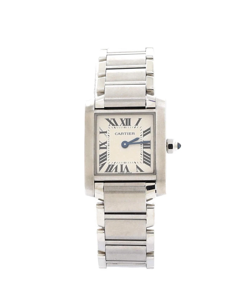 Pre-Owned Cartier Tank Francaise Quartz Watch in Stainless Steel 20mm