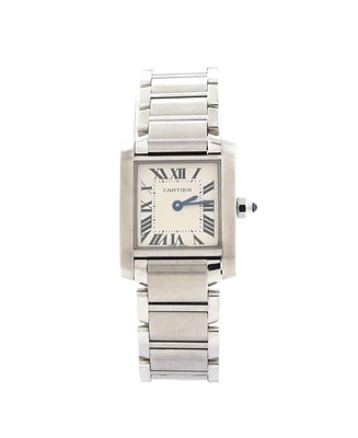 Pre-Owned Cartier Tank Francaise Quartz Watch in Stainless Steel 20mm