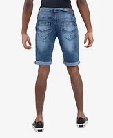 Cultura Men's Roll Up Denim Shorts
