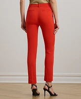 Lauren Ralph Petite Stretch Cady Cropped Pants
