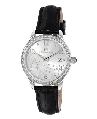 Porsamo Bleu Women's Ruby Stainless Steel Bracelet Watch 1141ARUL