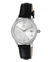 Porsamo Bleu Women's Ruby Stainless Steel Bracelet Watch 1141ARUL