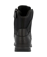 Rocky Men's Cadet 8" Black Side Zip Public Service Boot
