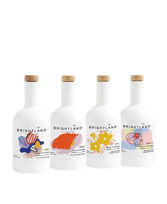 Brightland Artist Infused Olive Oil Set, 4 Pieces