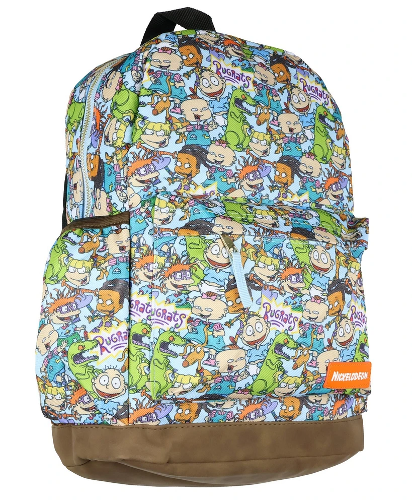 Nickelodeon Rugrats Backpack Reptar Tommy Chucky Susie Carmichael Angelica Aop School Book Bag