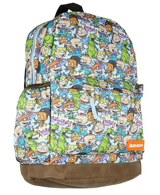 Nickelodeon Rugrats Backpack Reptar Tommy Chucky Susie Carmichael Angelica Aop School Book Bag