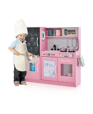 Toddler Pretend Play Kitchen for Boys and Girls 3-6 Years Old