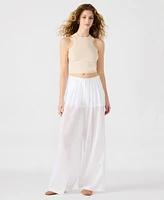 Steve Madden Women's Reeve Cotton Wide Leg Pants