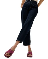 FitFlop Women's Lulu Embellished Metallic Crisscross Slide Sandals