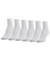 Gold Toe Women's 6-Pk. Simple Ribbed Quarter Socks GTDL0155R06