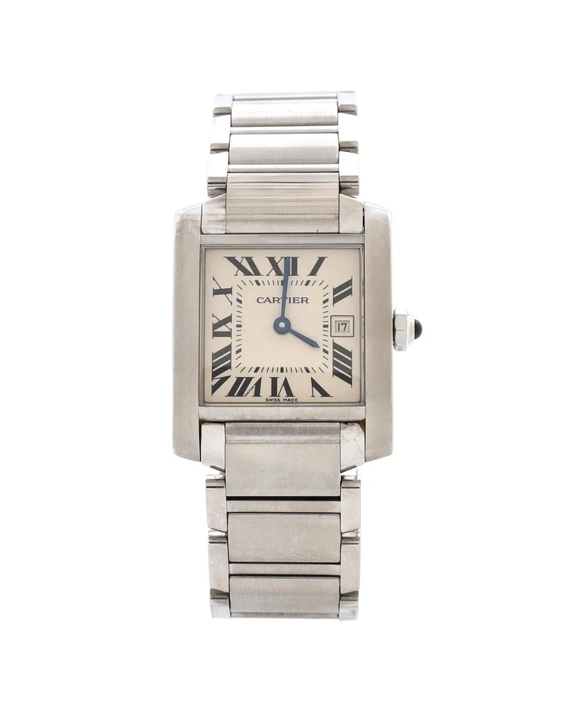 Pre-Owned Cartier Tank Francaise Quartz Watch in Stainless Steel 25mm