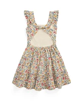 Polo Ralph Lauren Toddler and Little Girls Floral Ruffled Dress