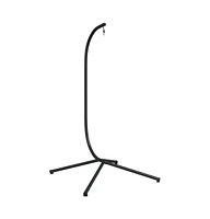 Hanging Egg Chair Stand Black Steel
