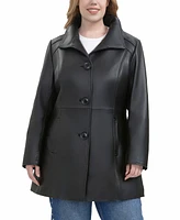 Bgsd Plus Sarai Leather Coat