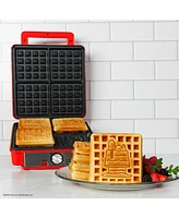 Uncanny Brands Peanuts Deluxe Waffler