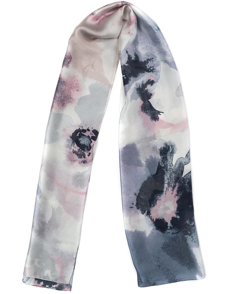 Vince Camuto Ink Bloom Oblong Scarf