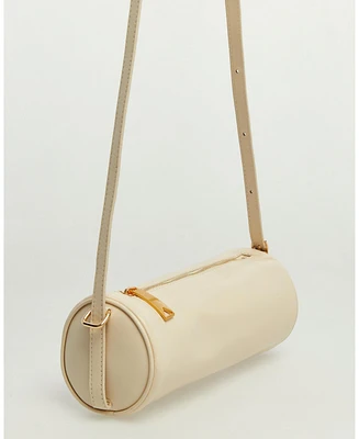 Cylinder Leather Shoulder Bag