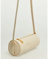 Cylinder Leather Shoulder Bag