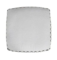 Comfortable Cotton Ottoman for Lounge Areas and Relaxation