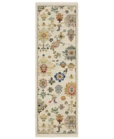 Oriental Weavers Lucca 5507W 2'x6' Runner Area Rug