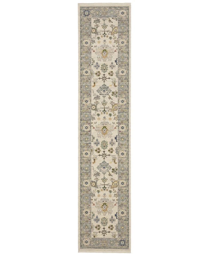 Oriental Weavers Lucca 846H1 2'6"x12' Runner Area Rug