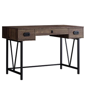 Modern Workstation Desk with 2 Drawers – Ideal for Home Office