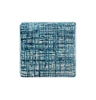 Versatile Polyester Blend Ottoman Cube for Seating or Storage