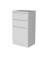 Two Drawer Standard Chest for Bedroom Storage and Home Organization