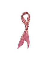 Coach Textured Signature Print Silk Square Scarf