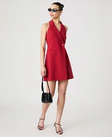 French Connection Women's Whisper Halter Neck Blazer Dress