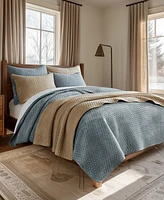 Levtex Velvet Stitch Reversible -Pc. Quilt Set