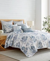 Levtex Coral Landing Reversible -Pc. Quilt Set