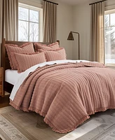 Levtex Wilhemina Stone Washed 3-Pc. Quilt Set, King/California King
