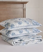 Levtex Coral Landing Reversible -Pc. Quilt Set