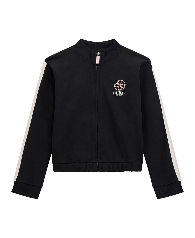 Guess Big Girl Long Sleeve Zip-Up Sweatshirt