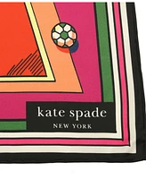Kate Spade New York Women's Summer Scene Silk Square Scarf