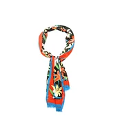 Kate Spade New York Women's Summer Lilies Oblong Scarf
