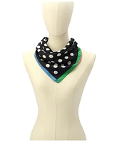 Kate Spade New York Women's Breezy Dot Silk Bandana Scarf