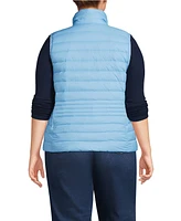 Lands' End Plus Wanderweight Packable Down Vest