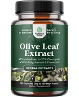 Olive Leaf Extract Capsules | High Strength Antioxidant Supplement with Pure Olive Leaf | 120ct