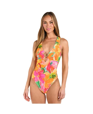 Sunshine 79 Women's Utopia V Plunge One Piece